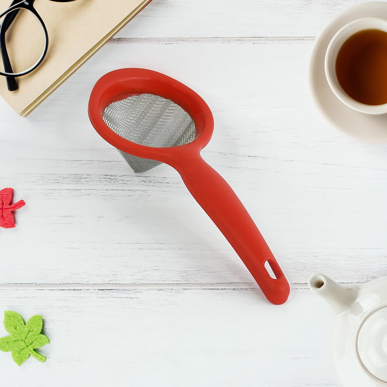 Apex Premium Green Tea Strainer with Fine Stainless Steel Mesh Apex Premium Green Tea Strainer with Fine Stainless Steel Mesh